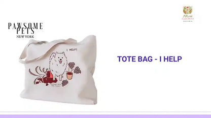 TOTE BAG - I HELP by@Outfy