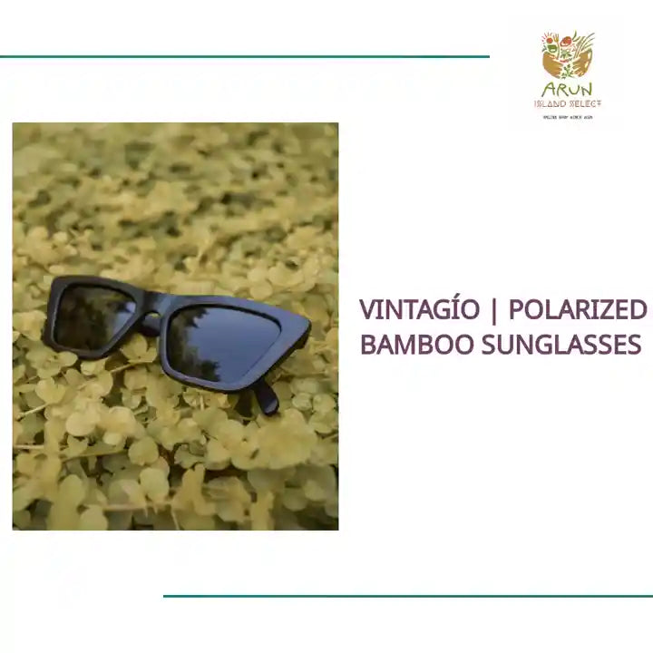Vintag&iacute;o | Polarized Bamboo Sunglasses by@Outfy